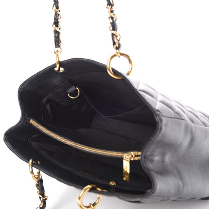 Chanel Caviar Quilted Grand Shopping Tote GST Black 5 of 8