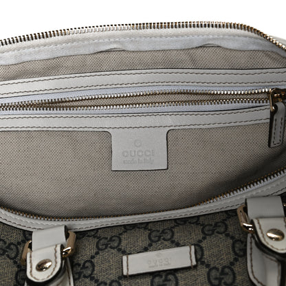 Gucci GG Plus Monogram Medium Boston Canada Flag Unicef Duffle White 6 of 12