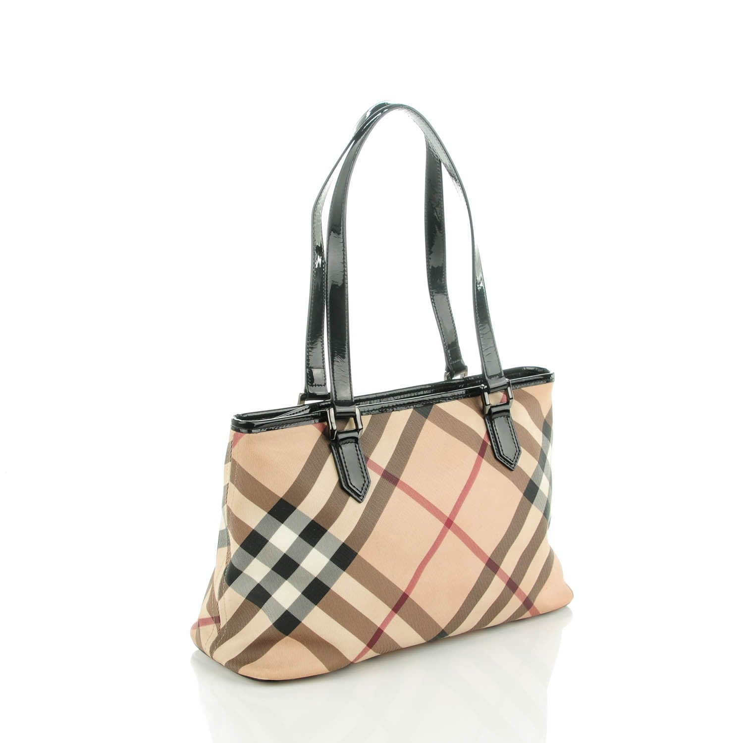 Burberry Supernova Check Regent Tote Black 3 of 9