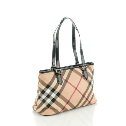 Burberry Supernova Check Regent Tote Black 3 of 9