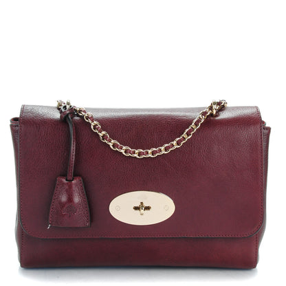 Mulberry Natural Calfskin Medium Lily Flap Oxblood 1 of 9
