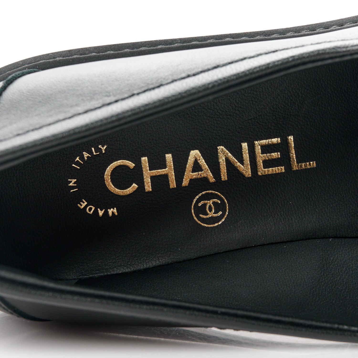 Chanel Lambskin Quilted CC Turnlock Loafers 37 Black 7 of 10