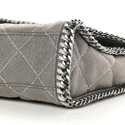 Stella McCartney Shaggy Deer Quilted Mini Falabella Grey 10 of 10
