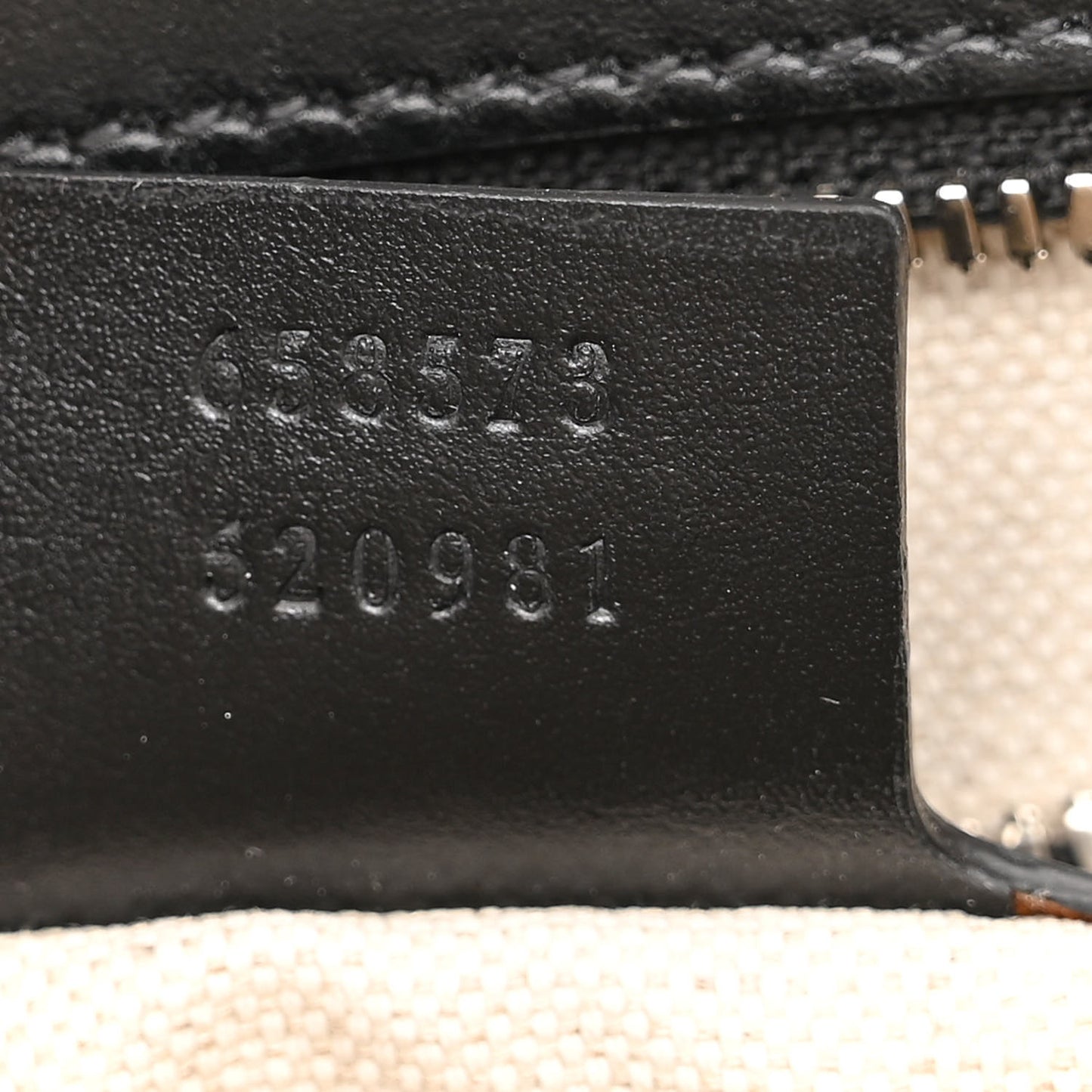 Calfskin GG Tennis Embossed Briefcase Black