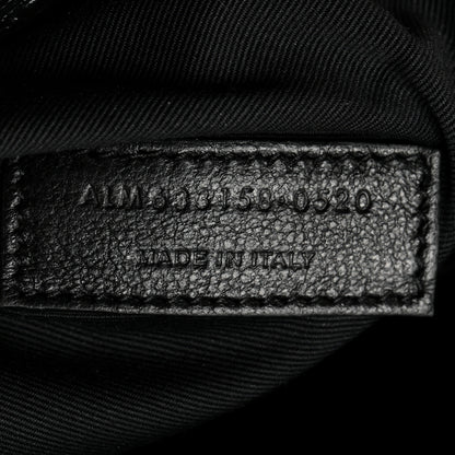Saint Laurent Crinkled Calfskin Matelasse Monogram Medium Niki Chain Satchel Black 7 of 10
