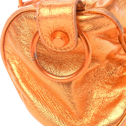 Balenciaga Metallic Agneau Classic Hardware Mini Twiggy Orange 11 of 12