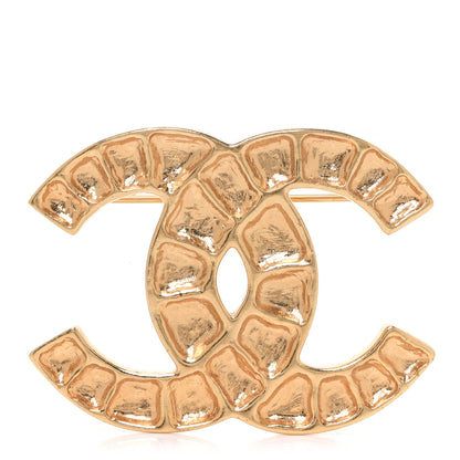Chanel Metal CC Brooch Gold 1 of 4
