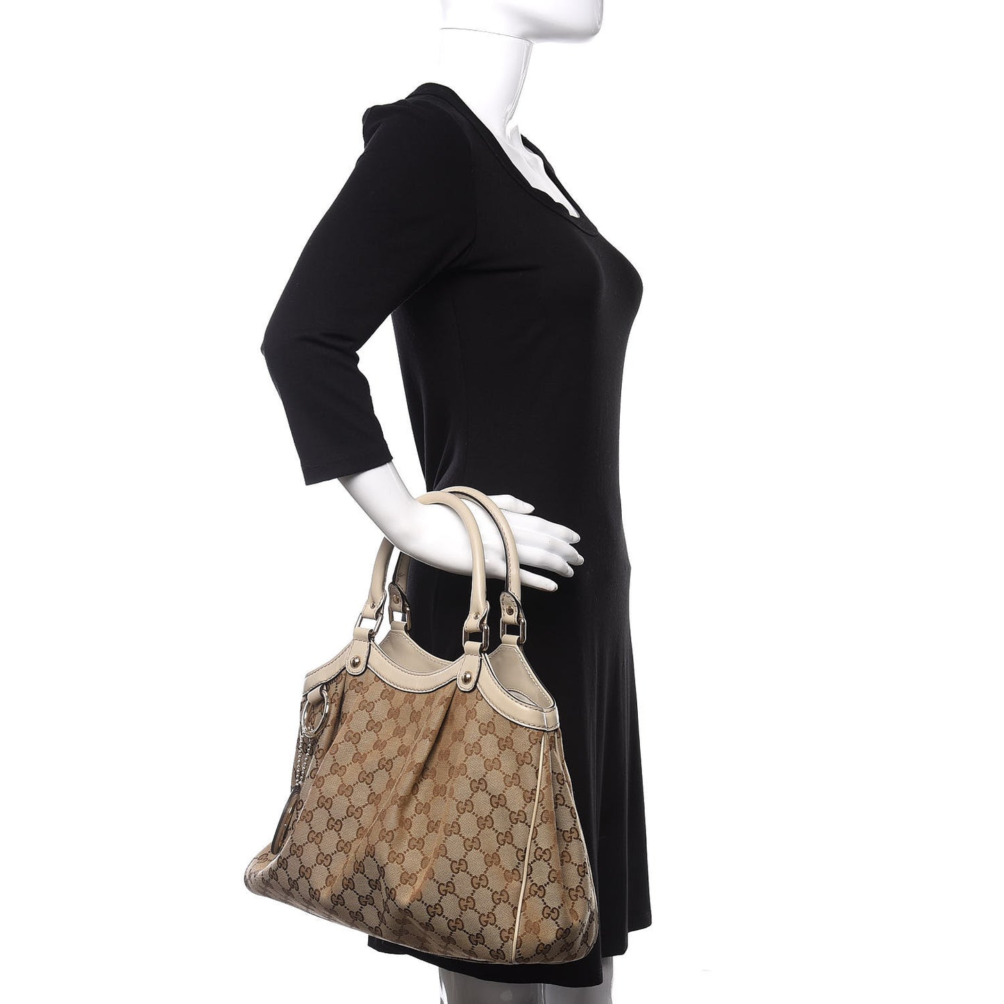 Monogram Medium Sukey Tote Off White