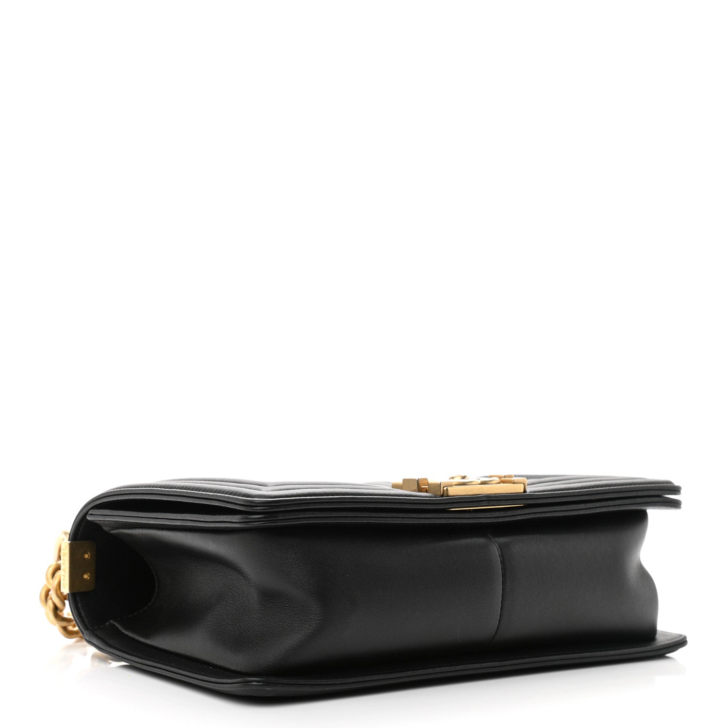 Chanel Lambskin Quilted Medium Boy Flap Black 4 of 10