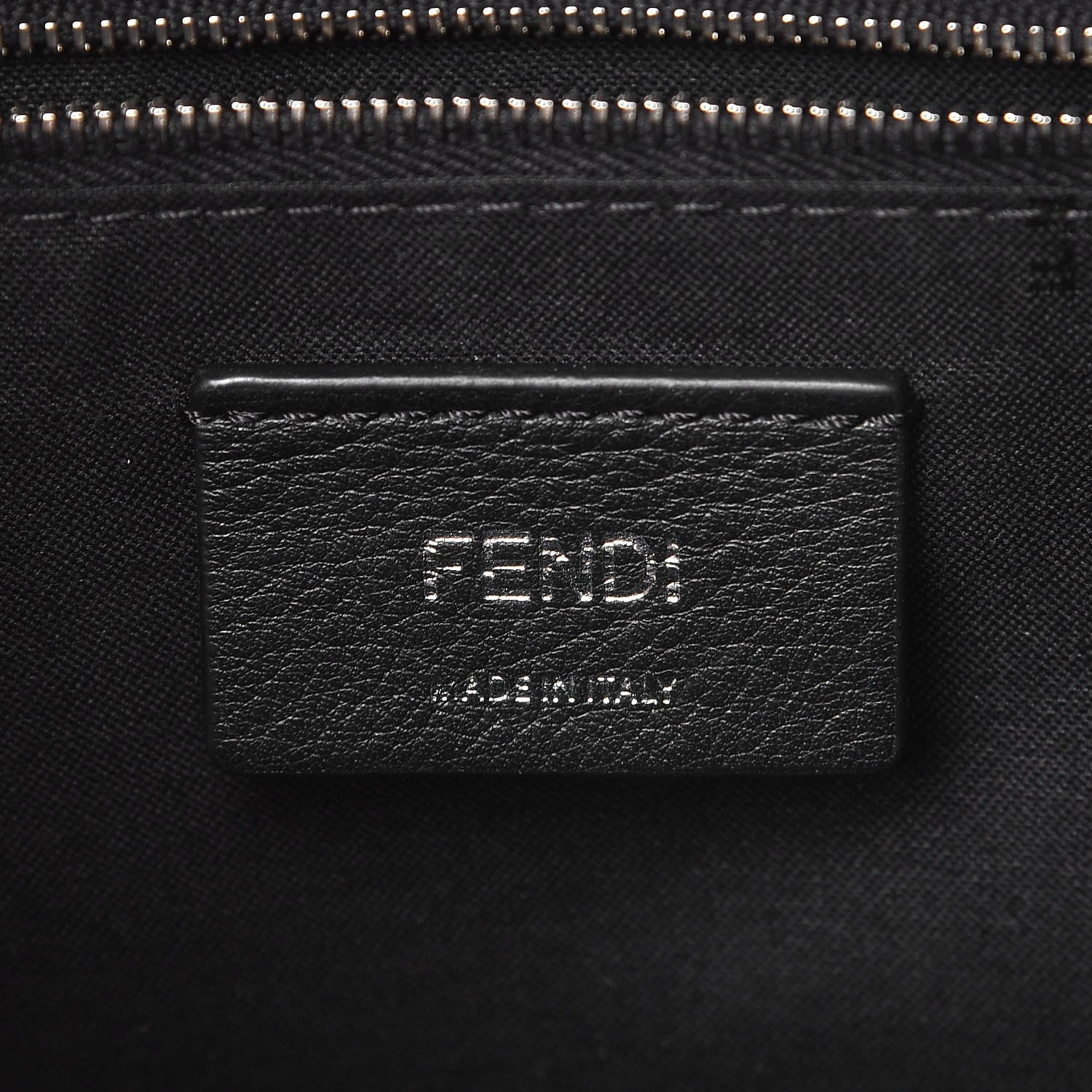 Fendi Vitello Century Fun Fair Metal Studded Mini Backpack Black Multicolor 6 of 8