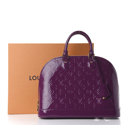 Louis Vuitton Vernis Alma MM Amethyste 13 of 13