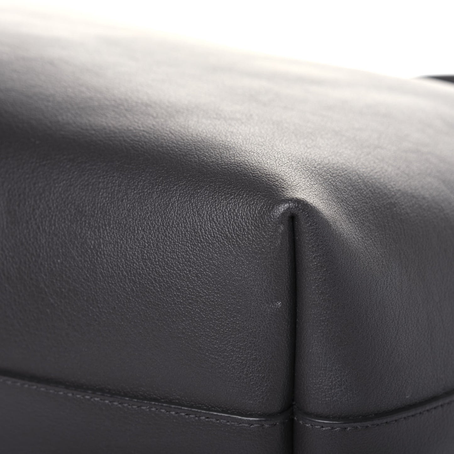 Calfskin Large Shopping Tote Fog