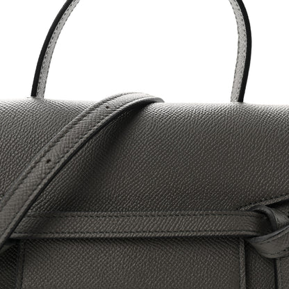 Celine Grained Calfskin Nano Belt Bag Grey 8 of 10