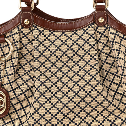 Gucci Diamante Medium Sukey Tote Brown 8 of 13