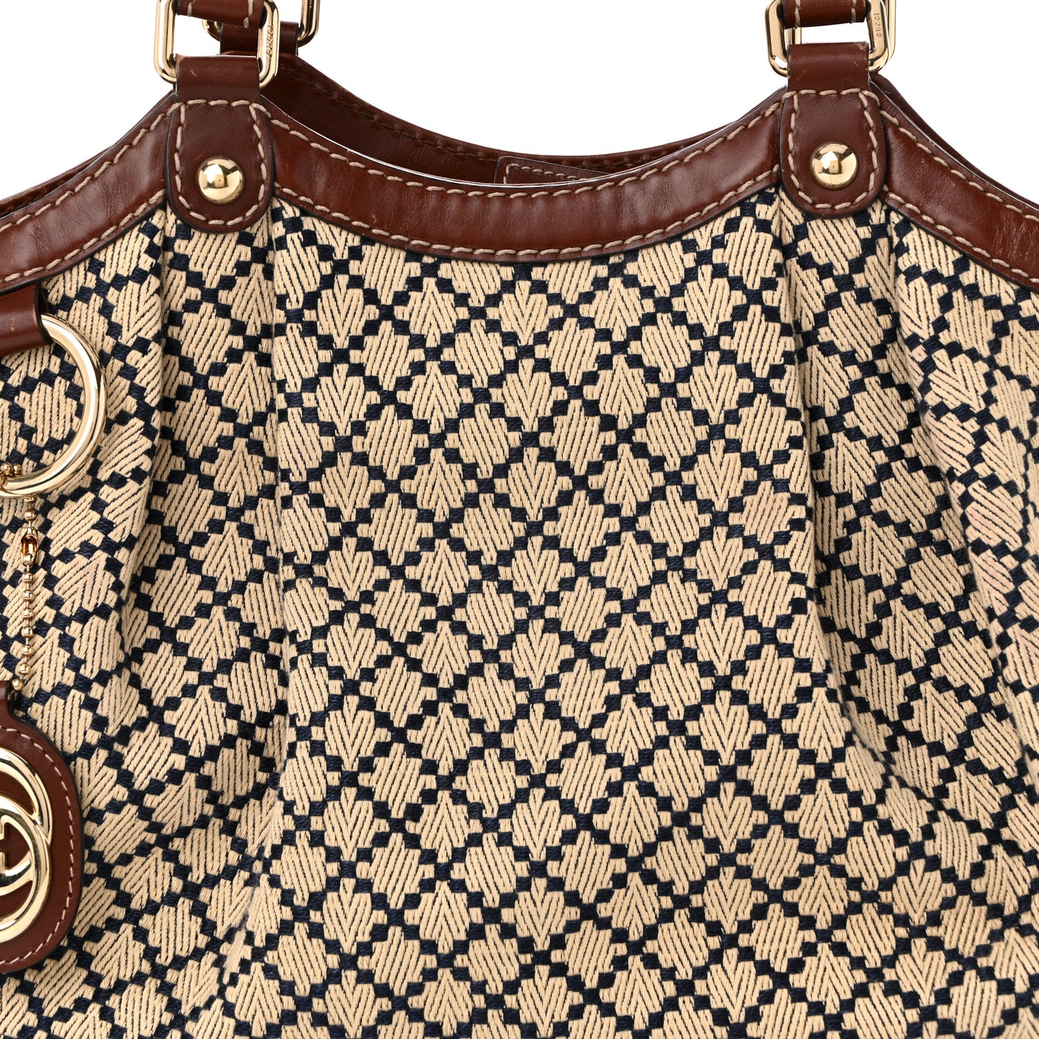 Gucci Diamante Medium Sukey Tote Brown 8 of 13