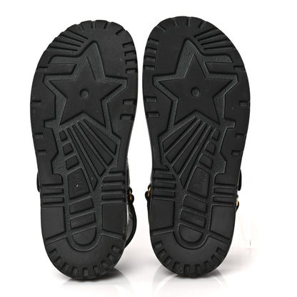 Christian Dior Lambskin Dioract 10mm Sandals 38 Black 5 of 9
