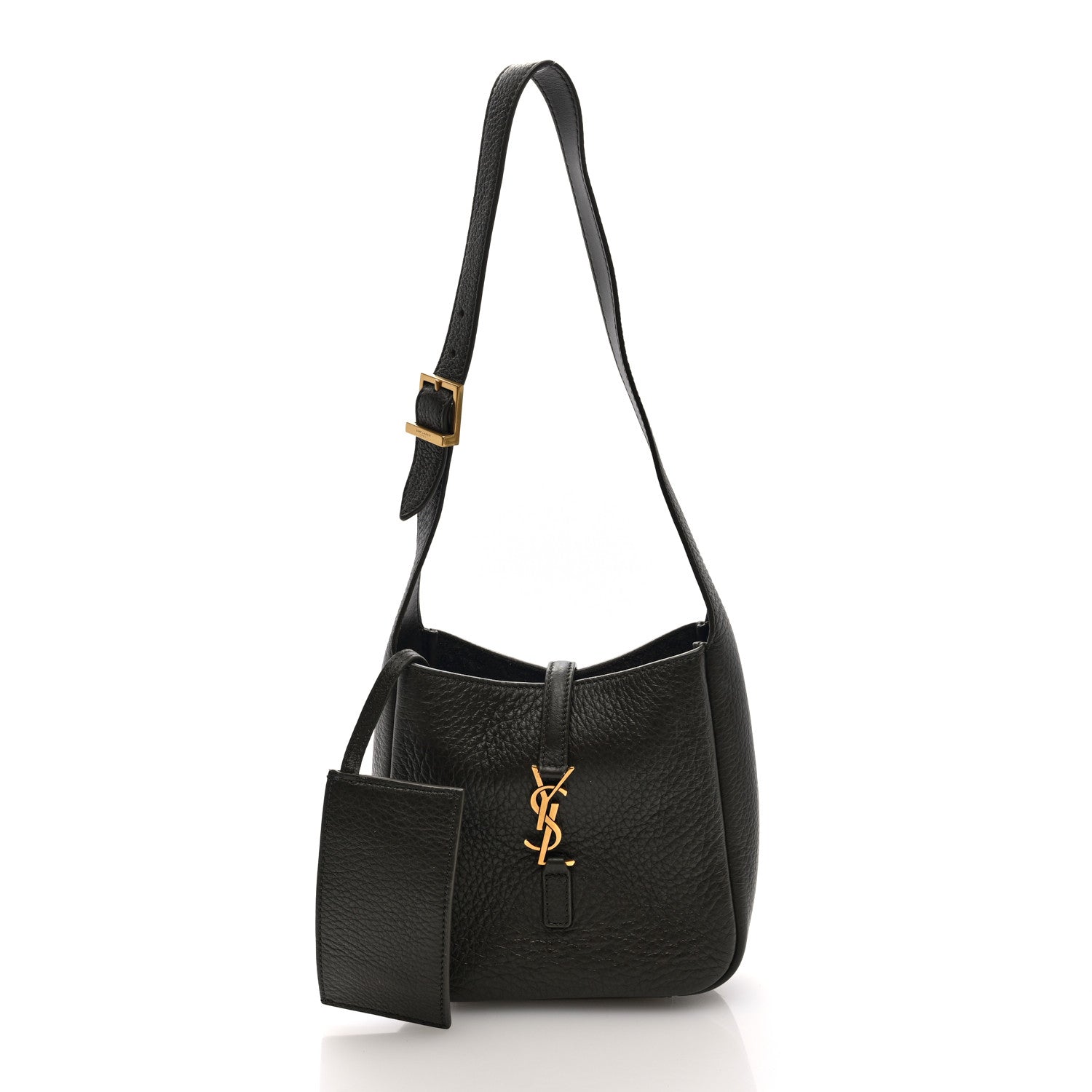 Saint Laurent Grained Deerskin Baby Supple Le 5 A 7 Hobo Light Musk 3 of 10