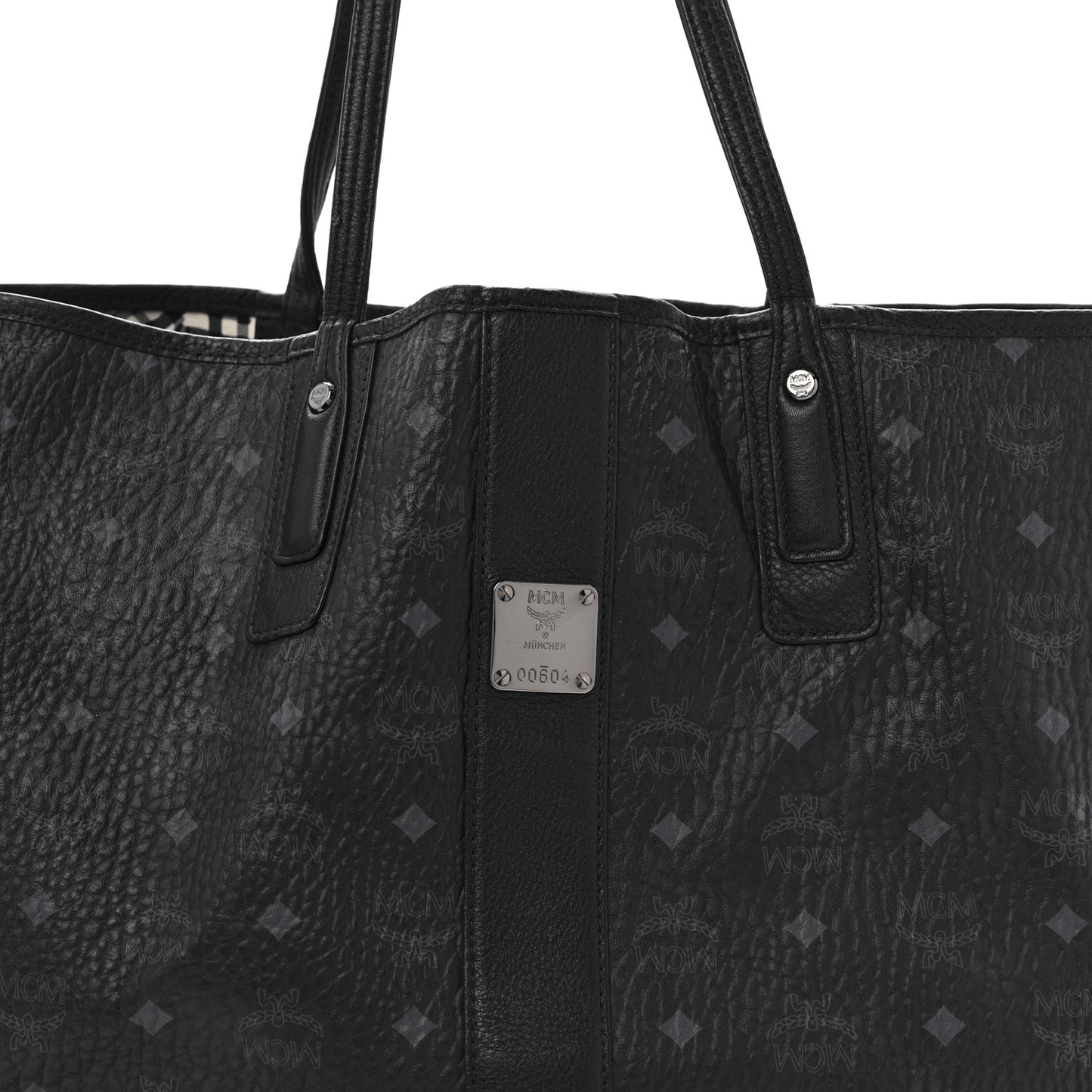 Visetos Large Liz Reversible Shopper Tote Black
