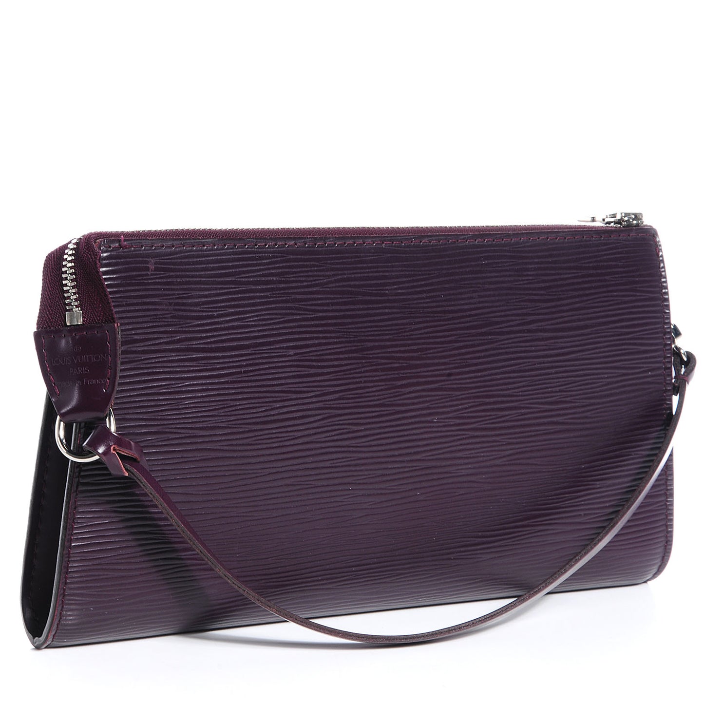 Epi Pochette Accessories 24 Cassis Purple