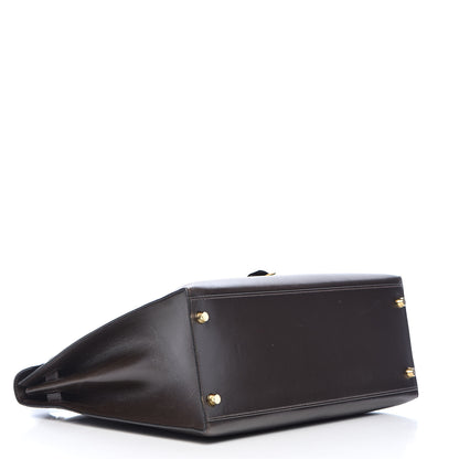 Hermes Box Kelly Sellier 35 Chocolate 4 of 44