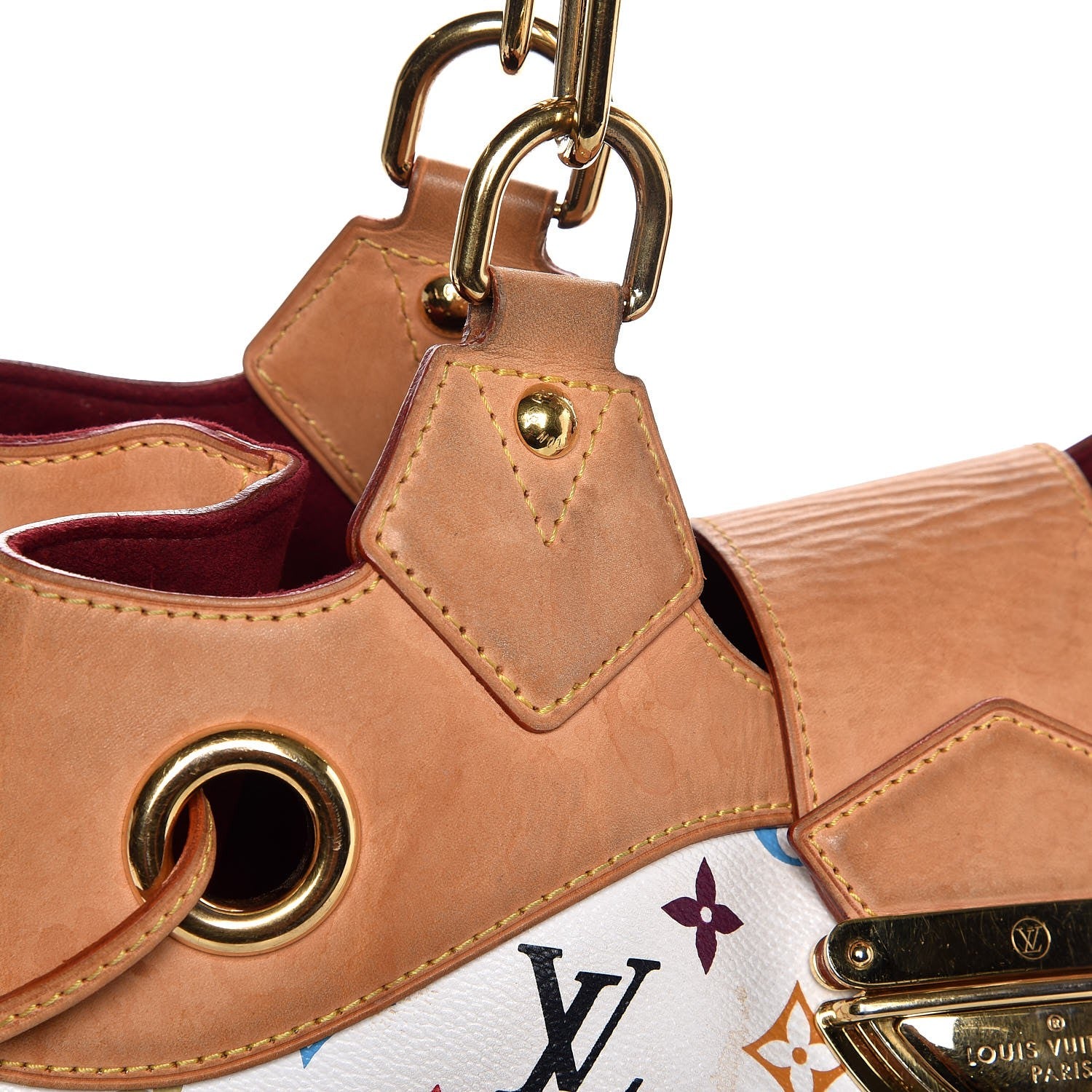 Louis Vuitton Monogram Multicolor Ursula White 12 of 21