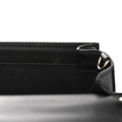 Valentino Garavani Vitello Medium Rockstud Single Handle Flap Bag Black 13 of 15