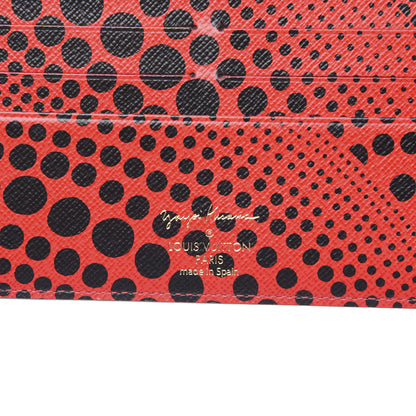 Louis Vuitton Monogram Kusama Waves Insolite Wallet Red 6 of 9