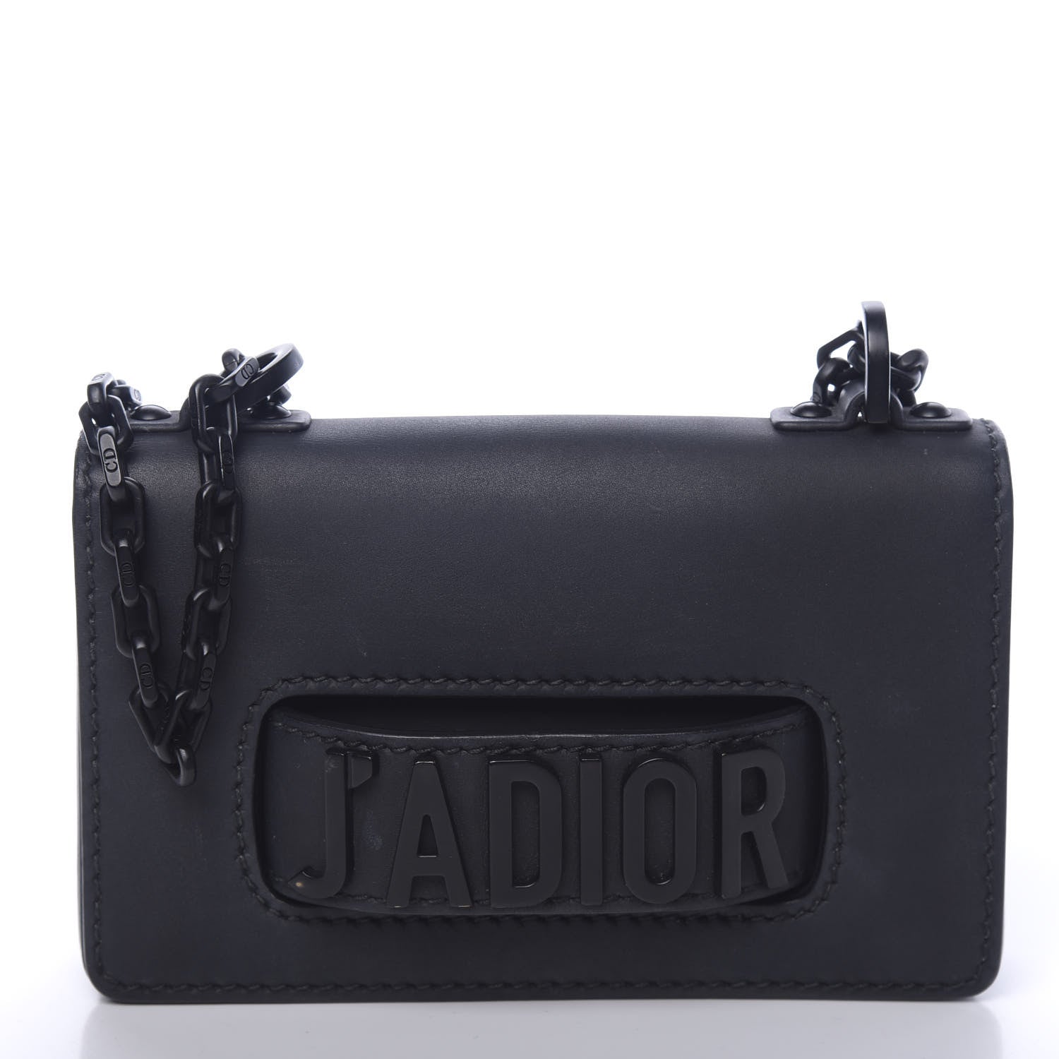 Christian Dior Ultra Matte Calfskin Mini J'Adior Chain Flap Bag Black 1 of 10