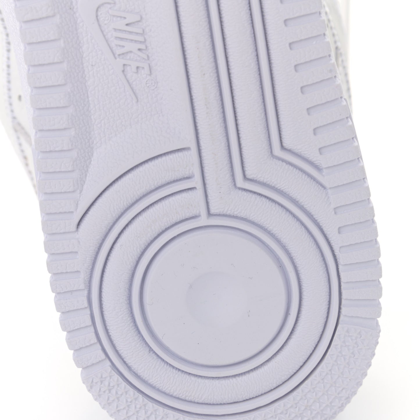 X NIKE AIR FORCE 1 Calfskin Monogram Mens Low Top Sneakers 9 White