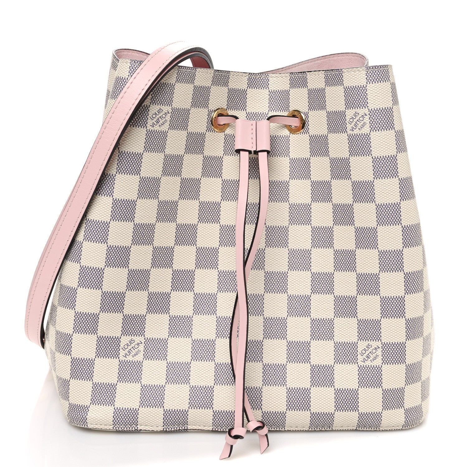 Louis Vuitton Damier Azur Neonoe MM Eau De Rose 1 of 9