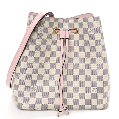 Louis Vuitton Damier Azur Neonoe MM Eau De Rose 1 of 9