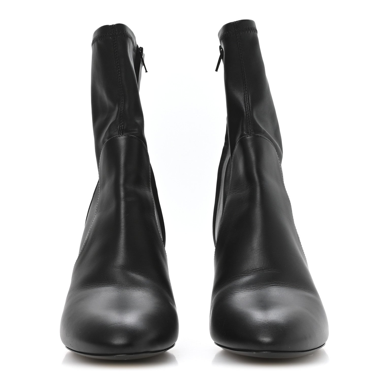 Louis Vuitton Calfskin Uniformes Silhouette Ankle Boots 39 Black 3 of 8