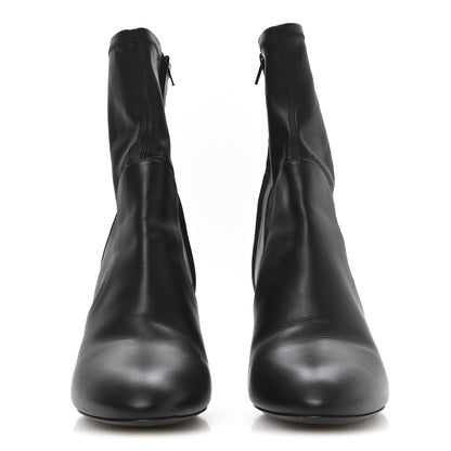 Louis Vuitton Calfskin Uniformes Silhouette Ankle Boots 39 Black 3 of 8