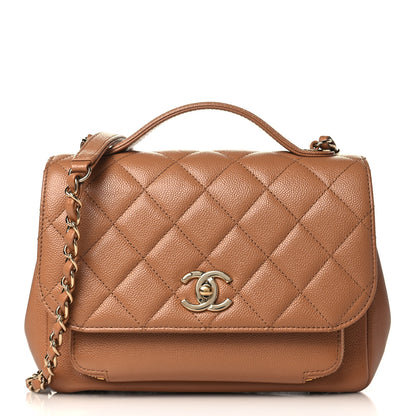 Chanel Caviar Quilted Medium Business Affinity Flap Brown 1 of 9