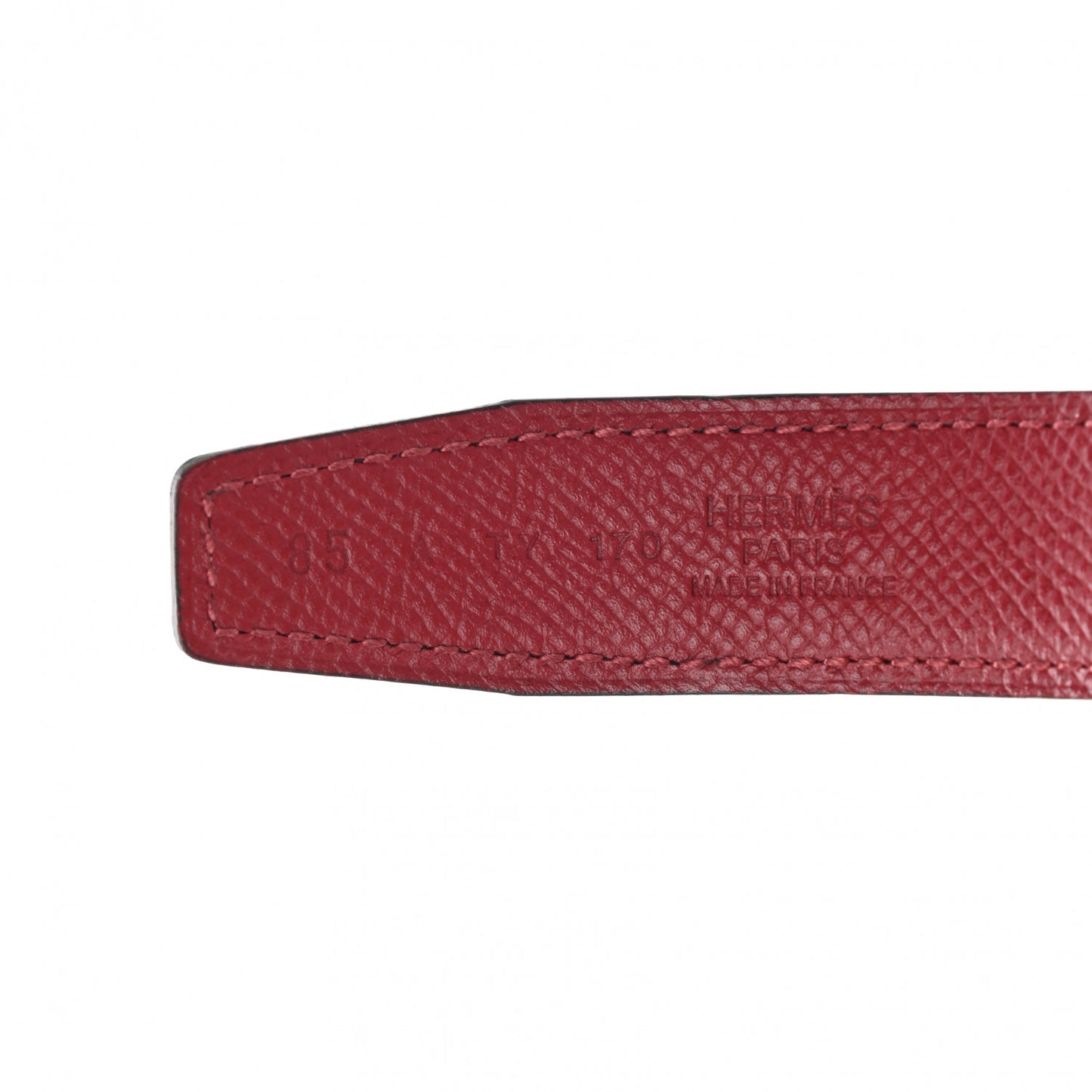 Swift Epsom 24mm Mini Constance H Belt 85 Black Grenat