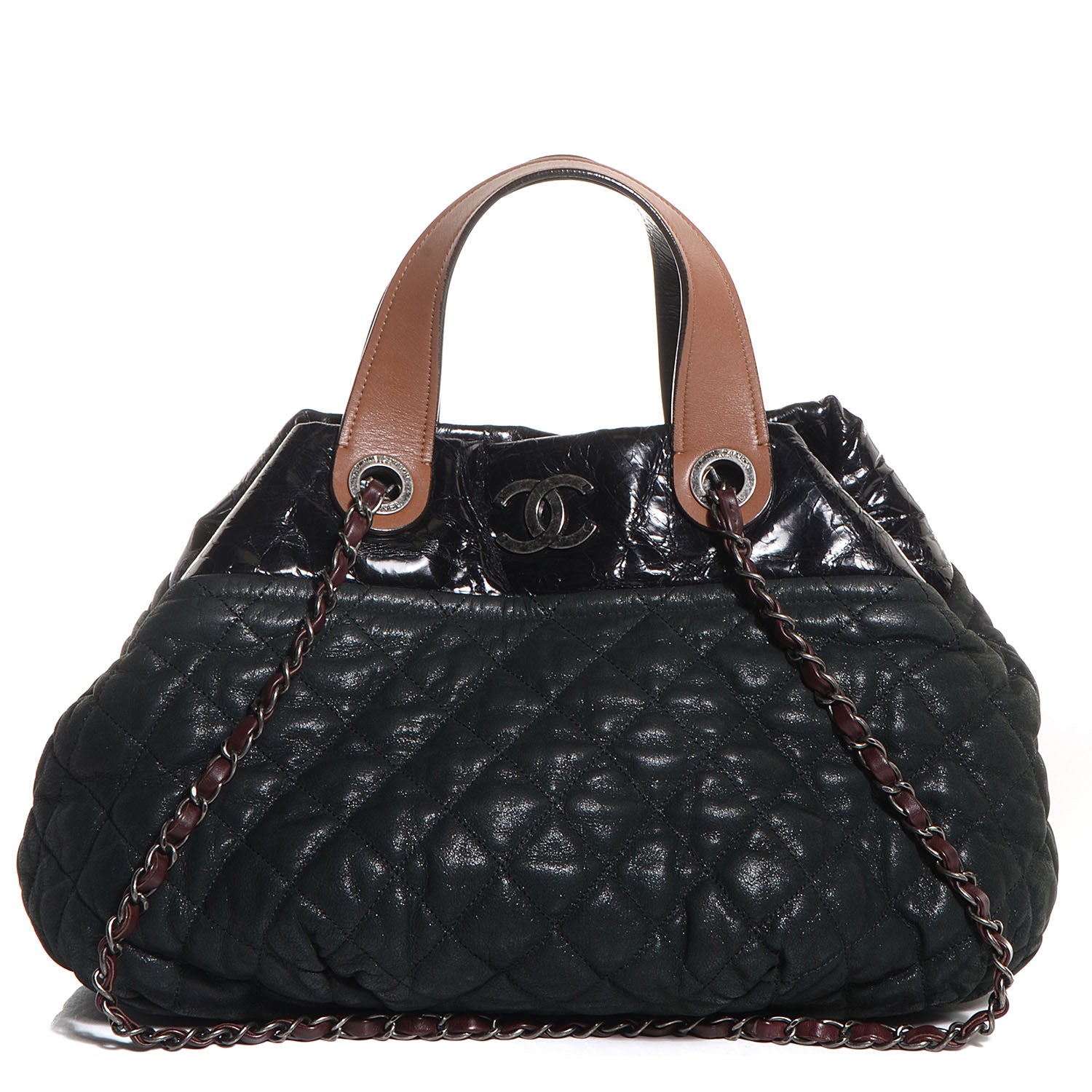 Chanel Iridescent Calfskin Small In The Mix Tote Black 1 of 7