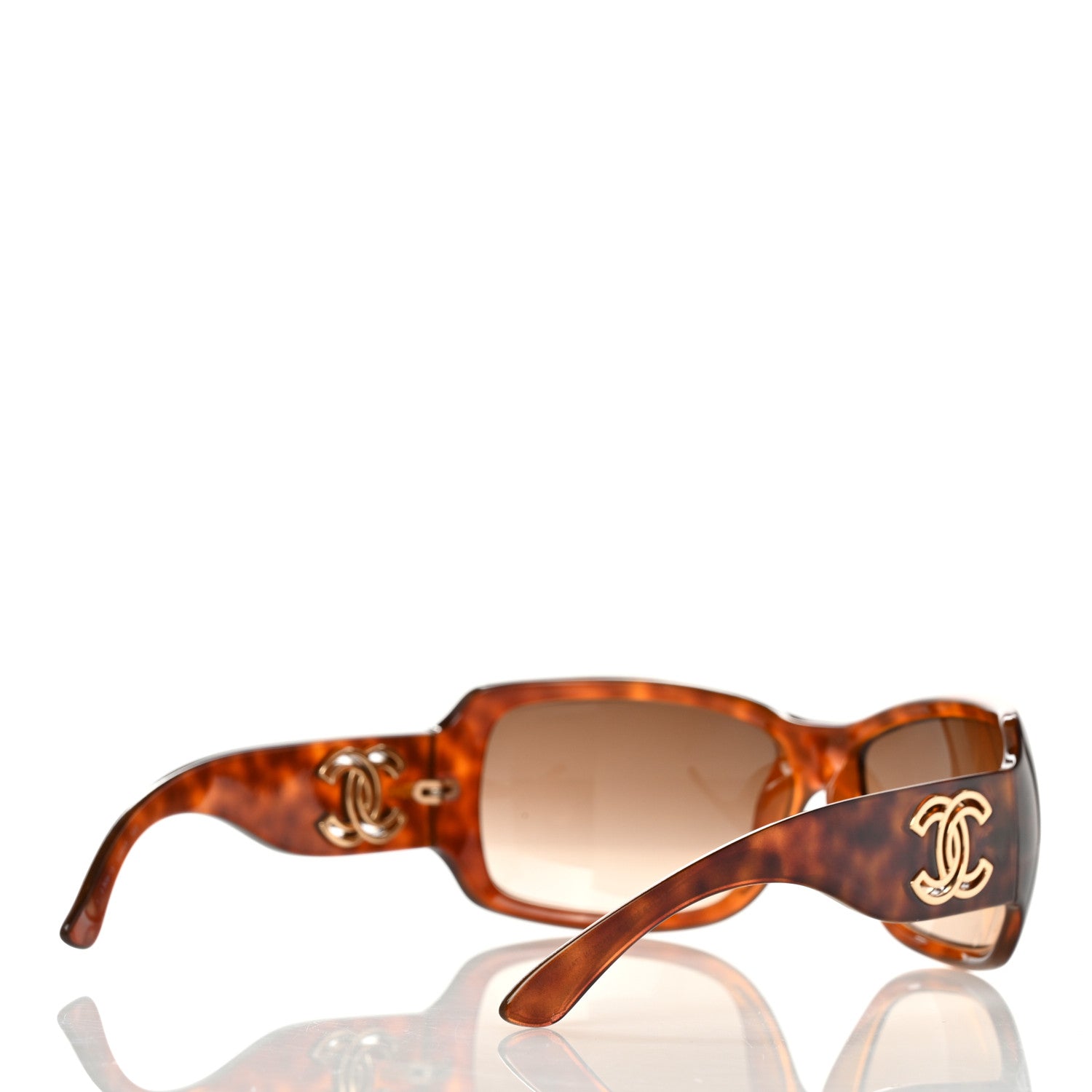 Chanel CC Sunglasses 6018 Tortoise 4 of 8