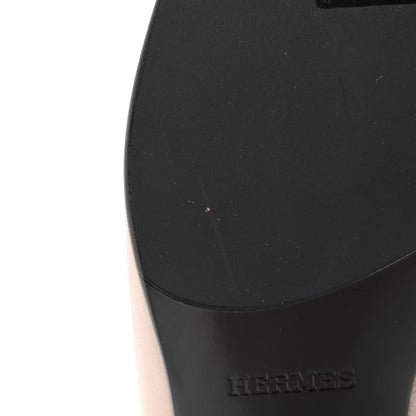 Hermes Goatskin Womens Royal Loafers 38 Multicolore Beige Mastic 9 of 11