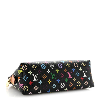Louis Vuitton Monogram Multicolor Cosmetic Pouch Black Grenade 4 of 9