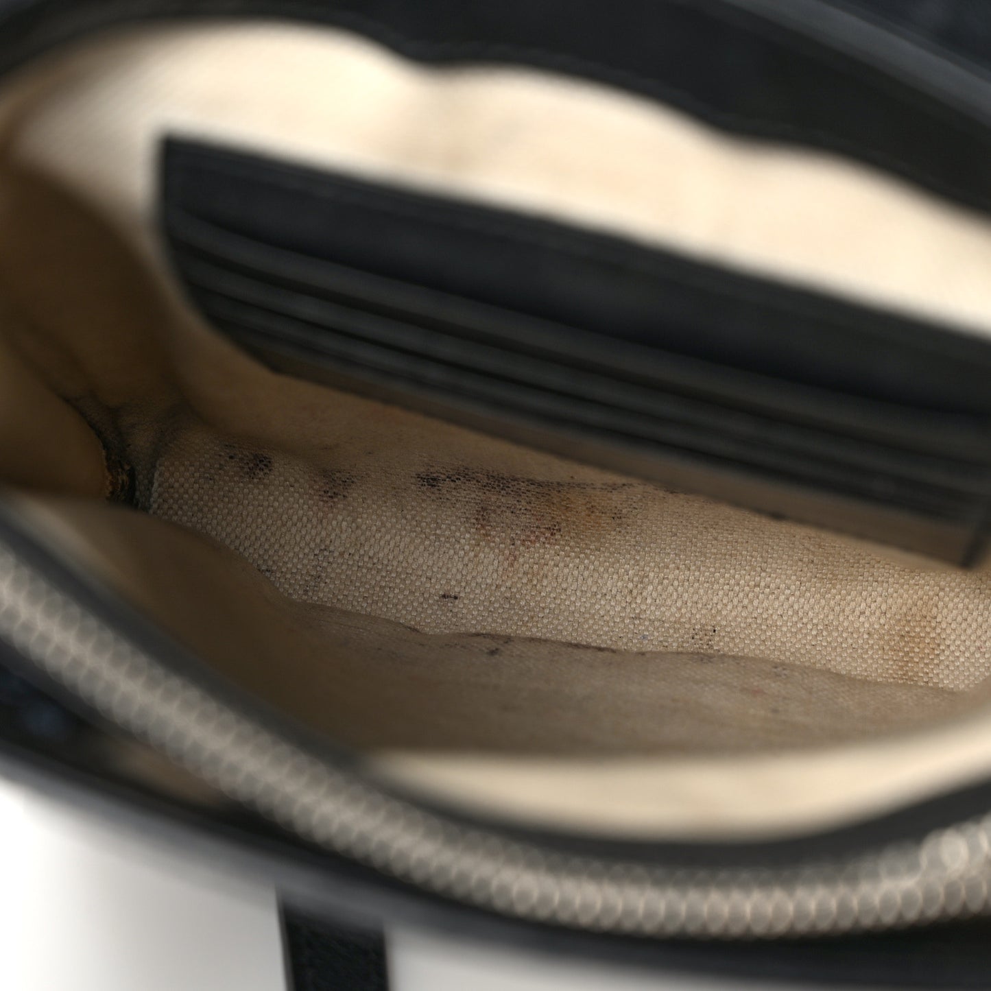 Calfskin GG Tennis Embossed Messenger Bag Black