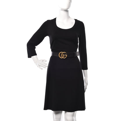 Gucci Faded Calfskin Double G 40mm Belt 90 36 Black 2 of 6