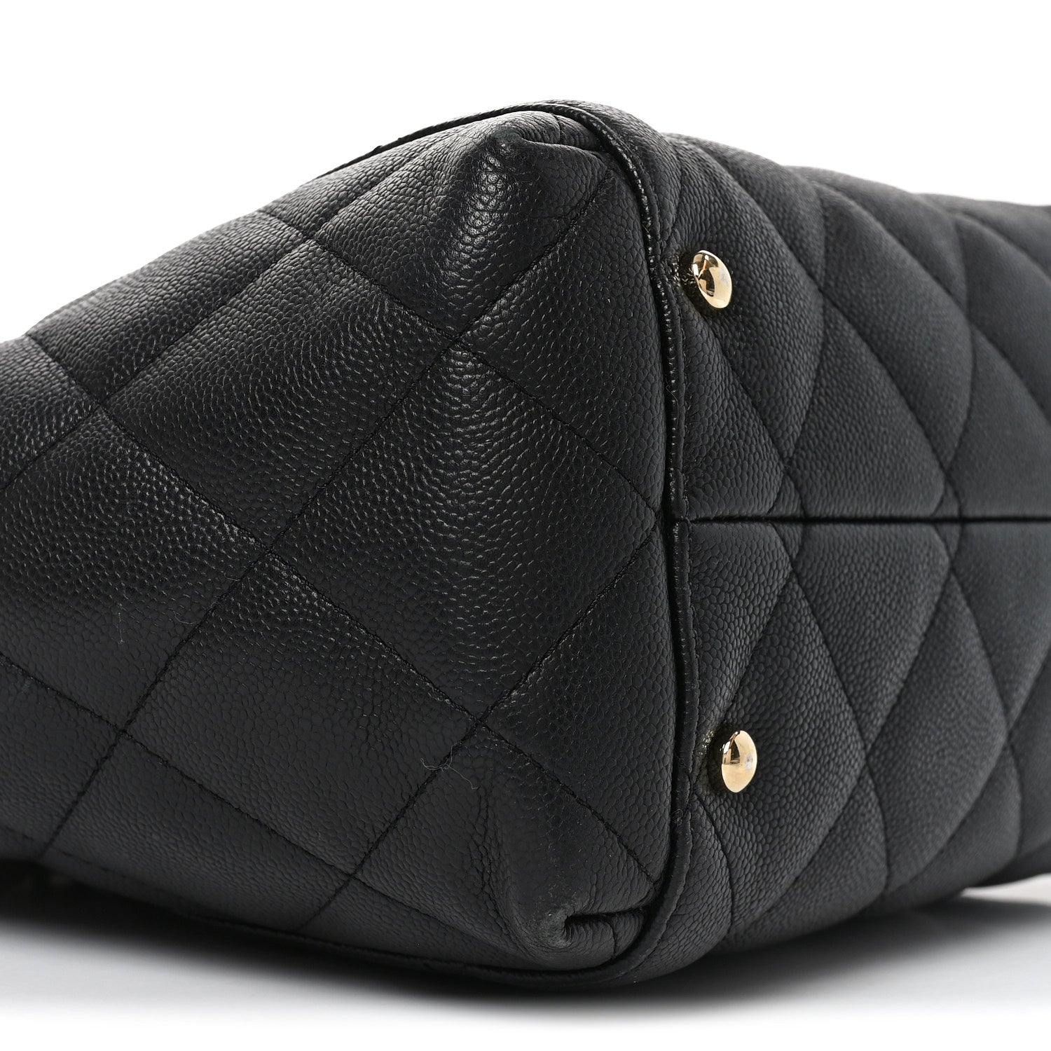 Chanel Caviar Quilted Small Shopping Tote Black 9 of 11