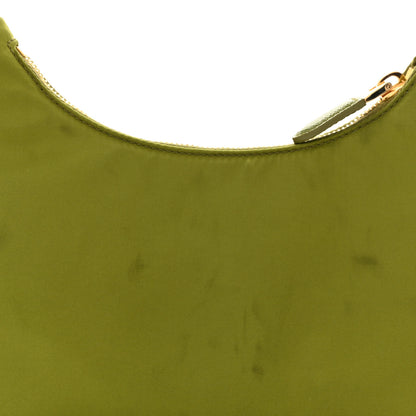 Prada Re-Nylon Saffiano Mini Re-Edition 2005 Bag Ivy Green 12 of 12