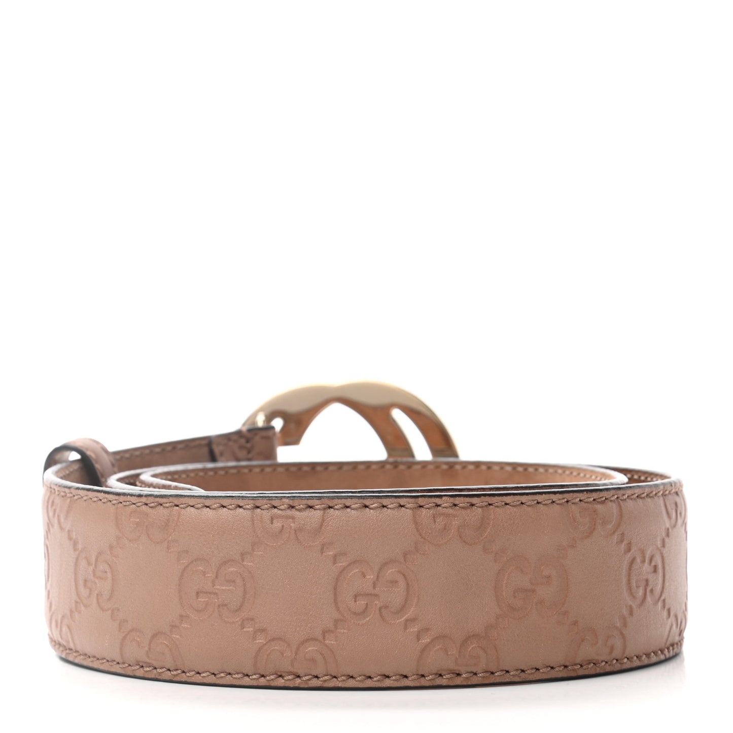Guccissima Interlocking G Belt 85 34 Winter Rose