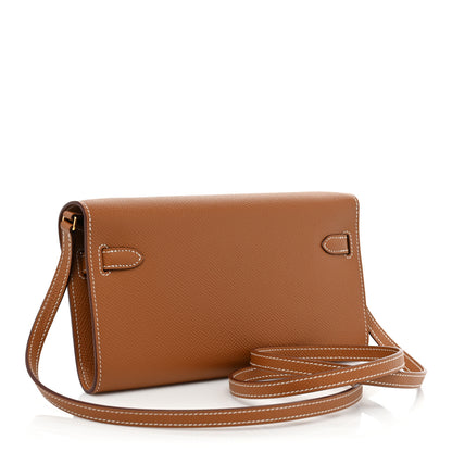 Hermes Epsom Kelly Wallet To Go Gold 3 of 10