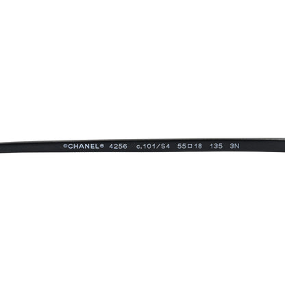 Chanel Metal Pilot Sunglasses 4256 Black 6 of 6