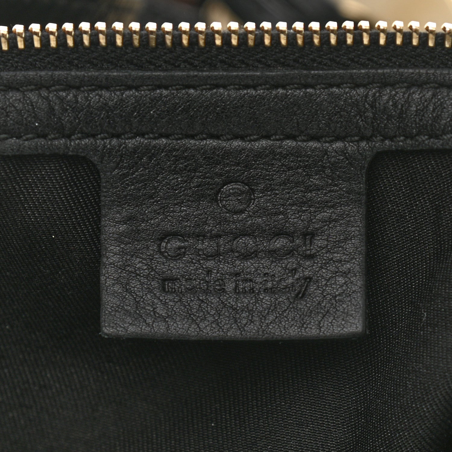 Gucci Calfskin Medium Indy Top Handle Hobo Black 7 of 10