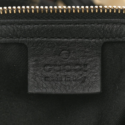 Gucci Calfskin Medium Indy Top Handle Hobo Black 7 of 10
