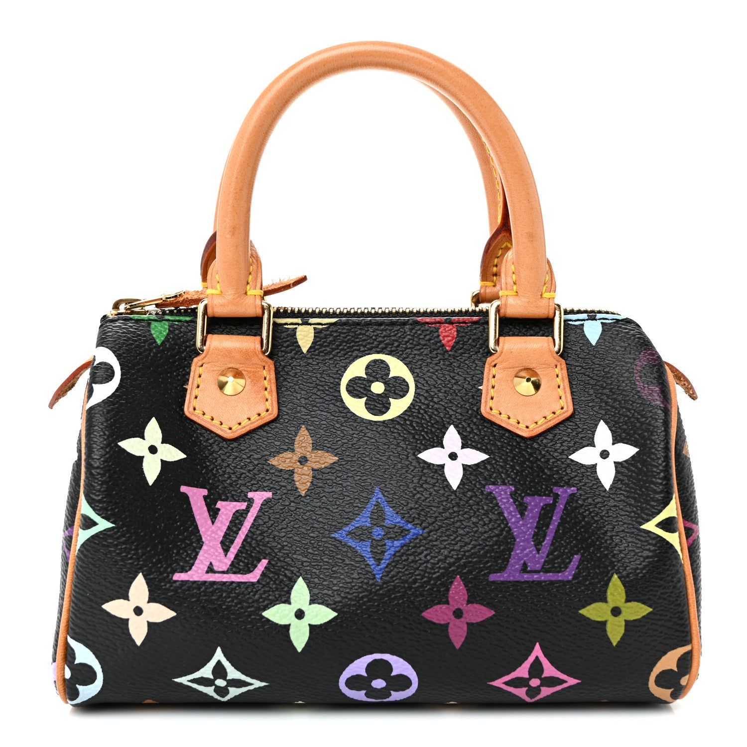 Louis Vuitton Monogram Multicolor Mini Sac HL Speedy Black 1 of 8
