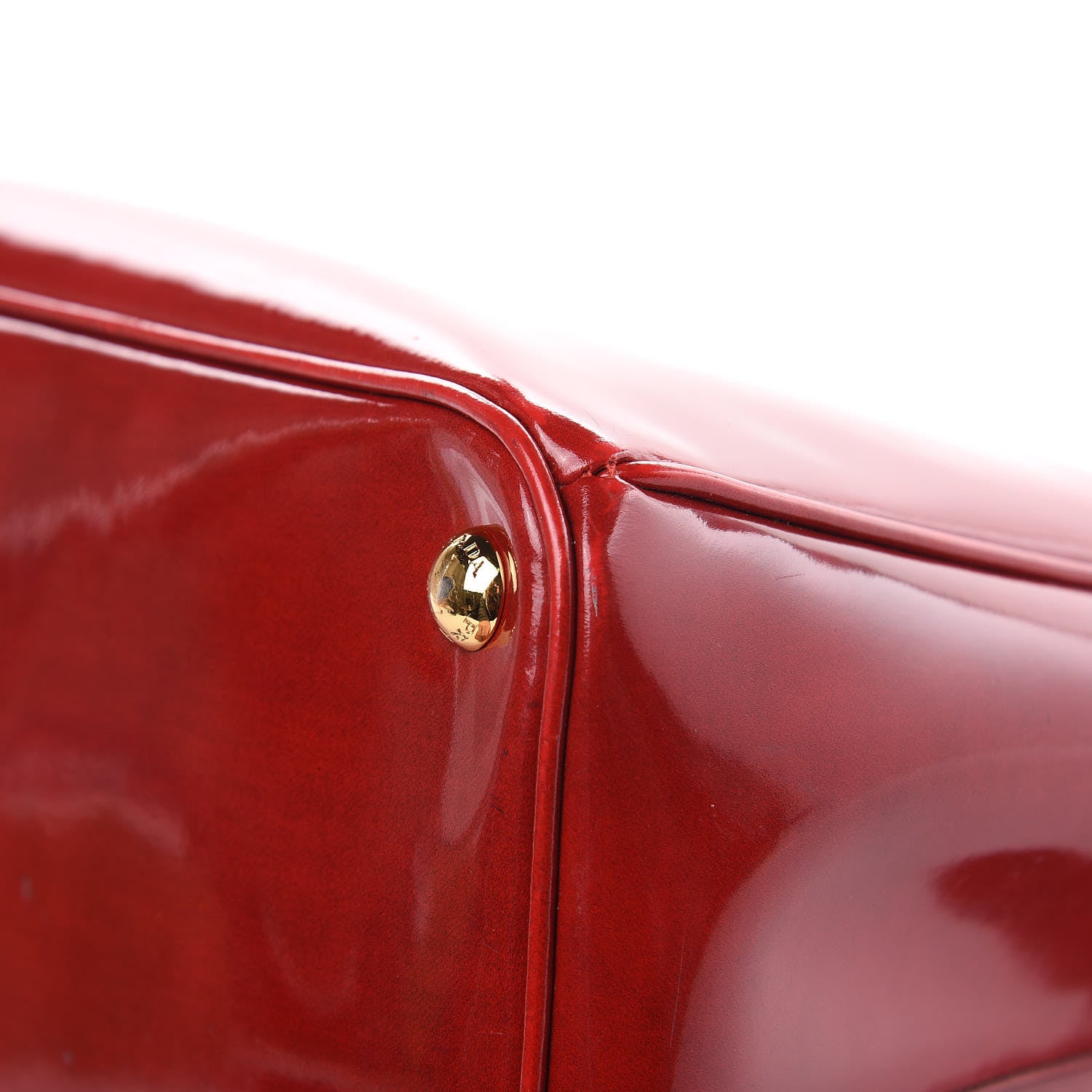 Prada Spazzolato Large Tote Scarlatto Fume 14 of 18